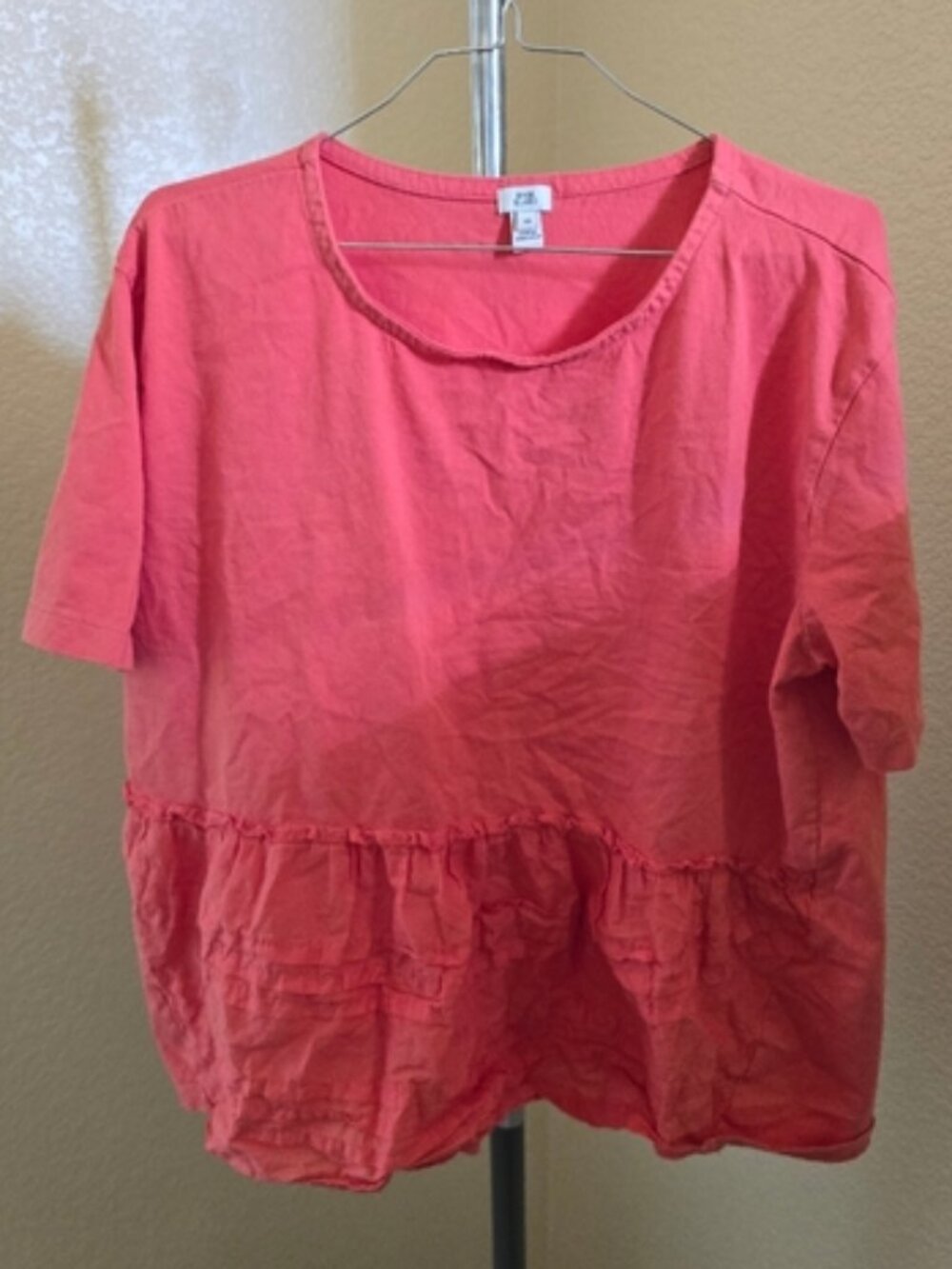 River Island Pullover Short Sleeve Blouse Size 16